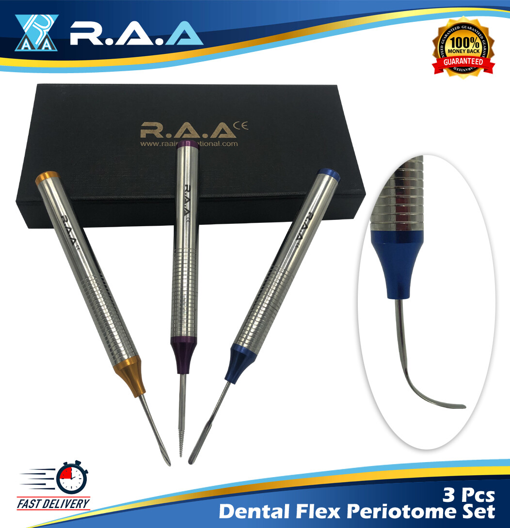 Flex Periotome Root Extraction Screw Set Dental Root Extraction 107 USA STOCK