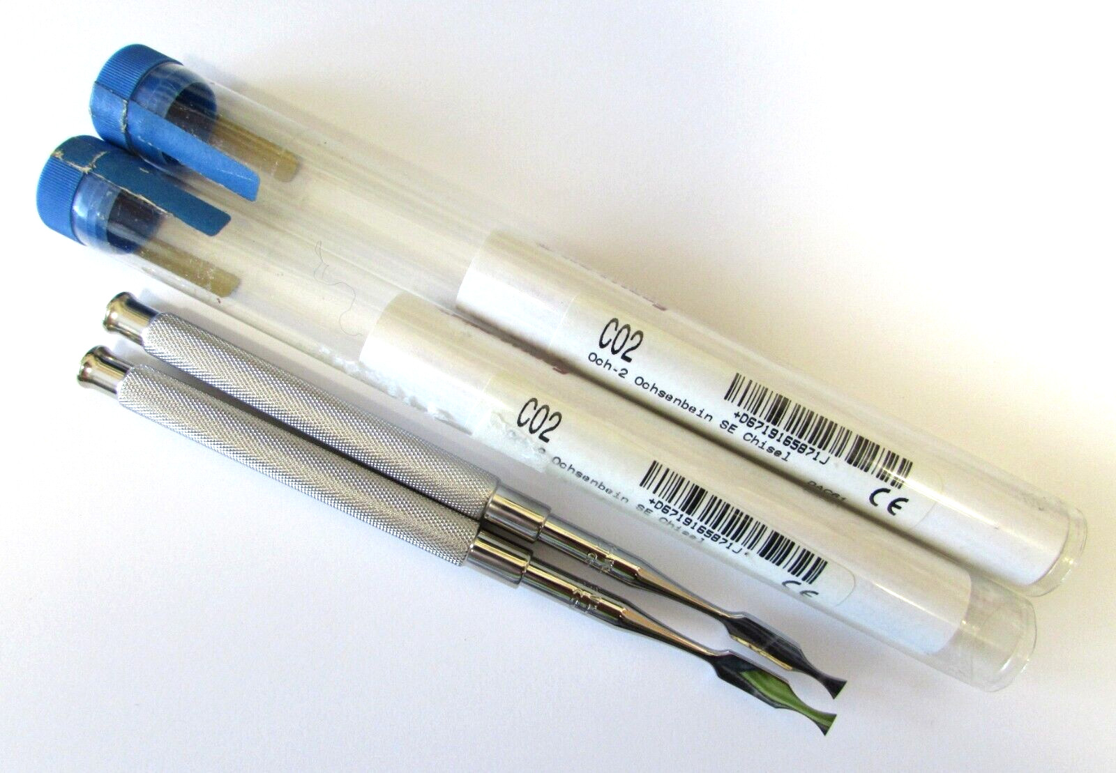 NEW Set of 2 Hu-Friedy C02 Och-2 Ochsenbein SE Perio Periosteal Chisels