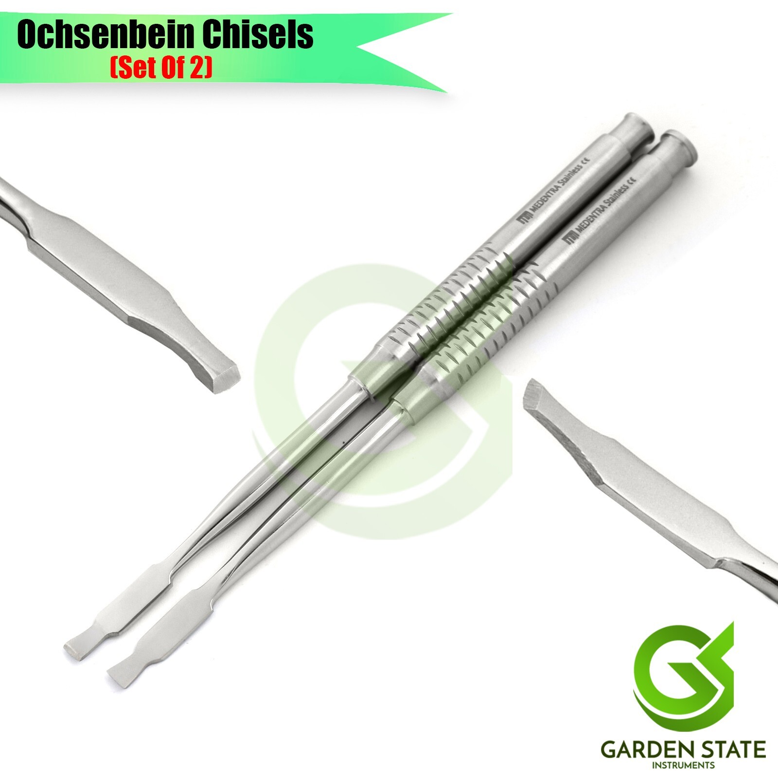 Dental Implant Chisel Bone Splitting Extracting Ochsenbein Osteotome Chisels Set