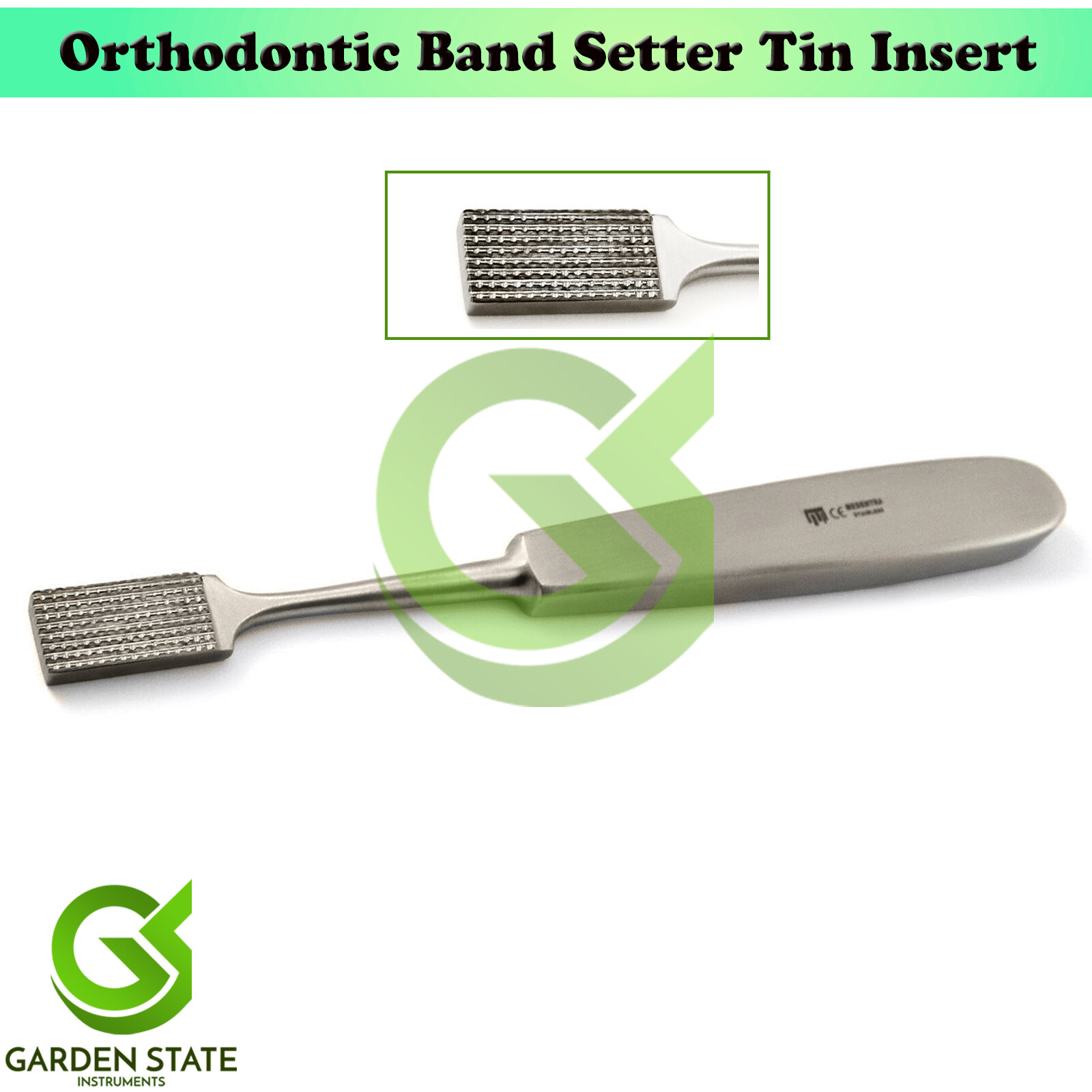 Tin Insert Band Setter Orthodontic Dental Instruments Band Seating Braces Tools