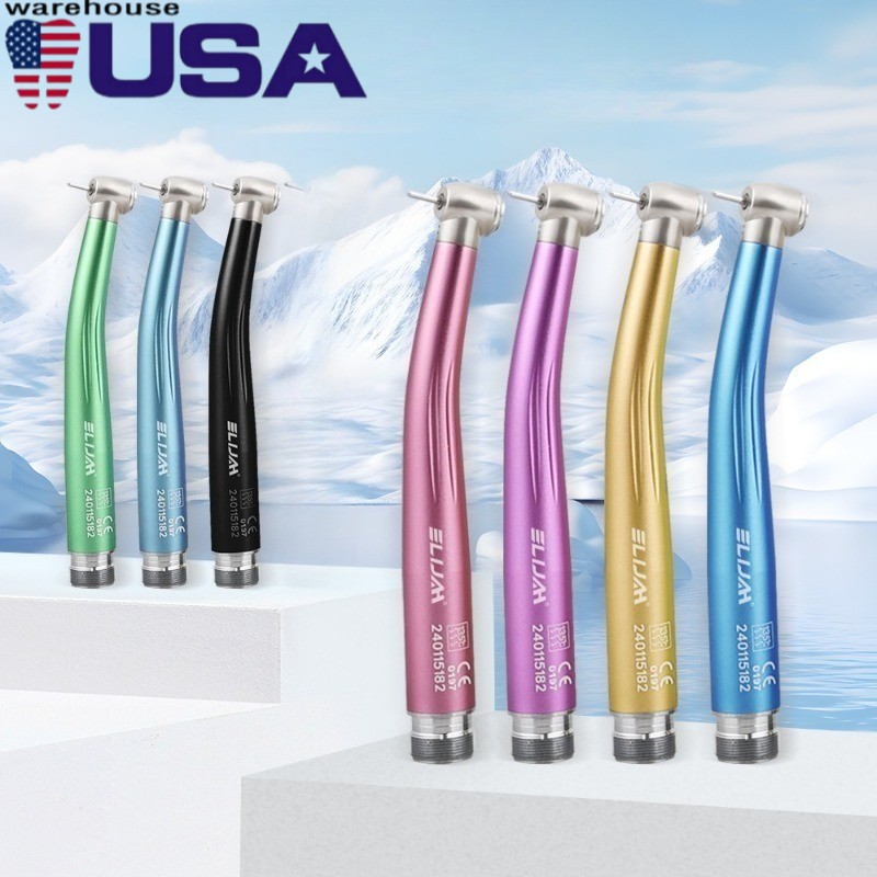 NSK Style Dental Turbine High Speed Air Handpiece 2/4 Holes 7 Colors Available