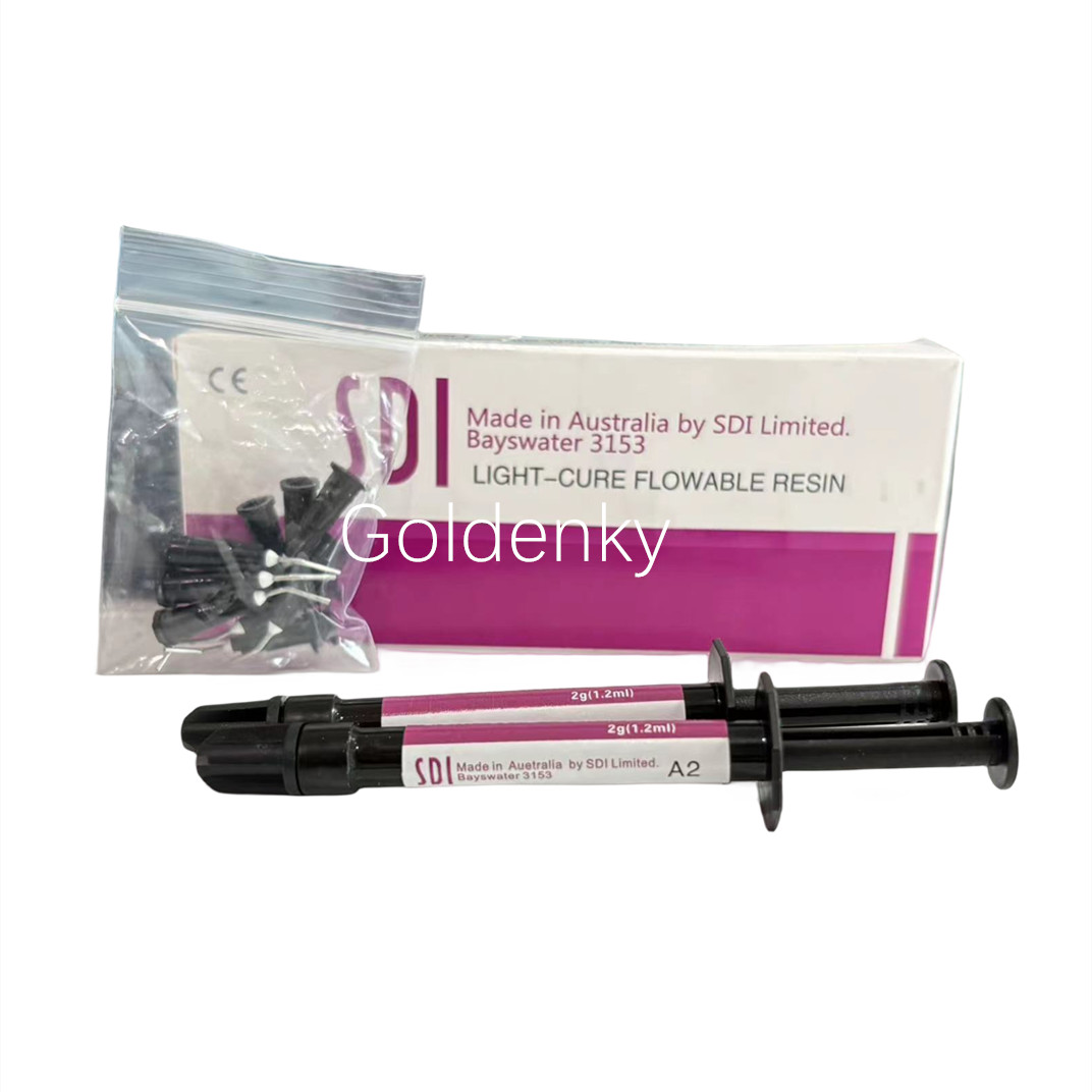 1 Box Dental SDI Light-Cure Flowable Curing Composite Resin 2Syringes/Box