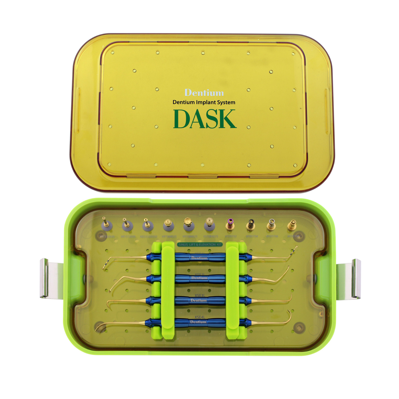 DASK Sinus Lift Kit Crestal Lateral Approach Drills Stopper Elevation Instrument