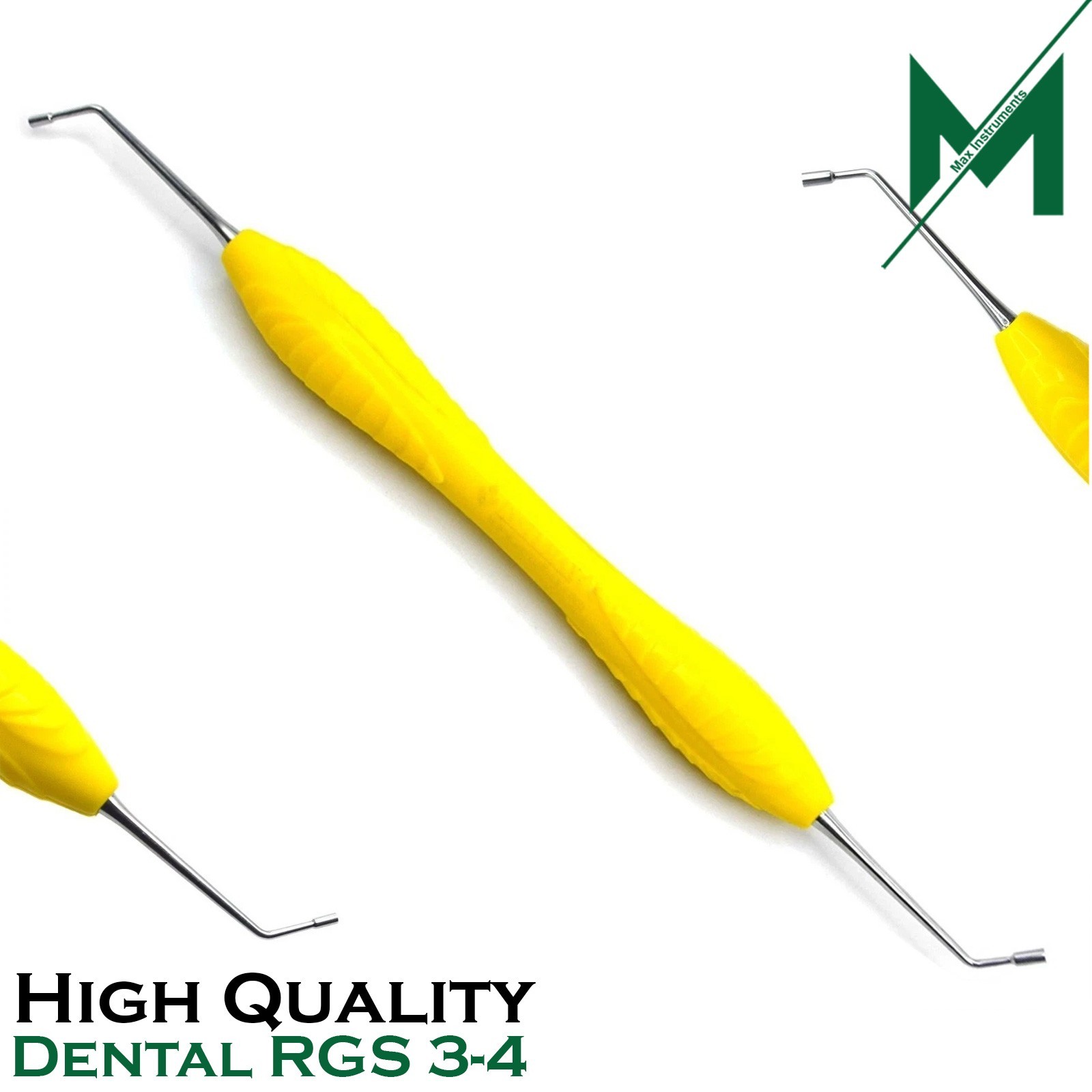 Dental Instrument RGS 1-2 / 3-4 Silicone Handle Depth Dimensions for Restoration
