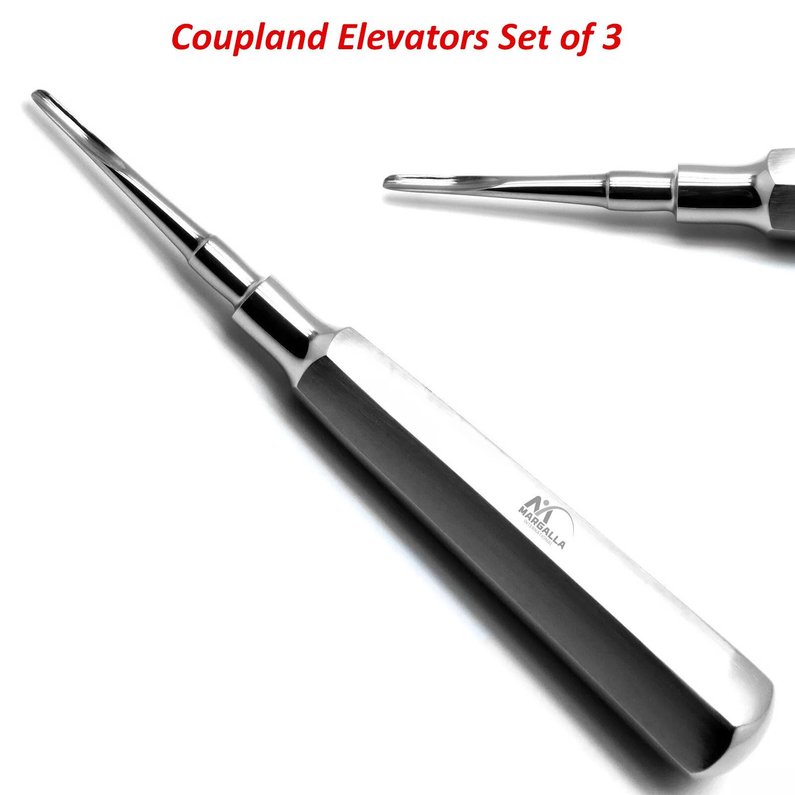 Coupland Elevators Dental Extraction Set Of 3 Surgical Root Extracting Loosen CE