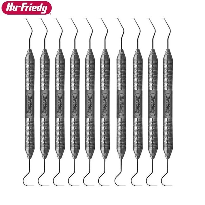 Lot of 10 pcs Hu-Friedy Explorer EXD56 #6 Dental Instruments Satin Steel Handle