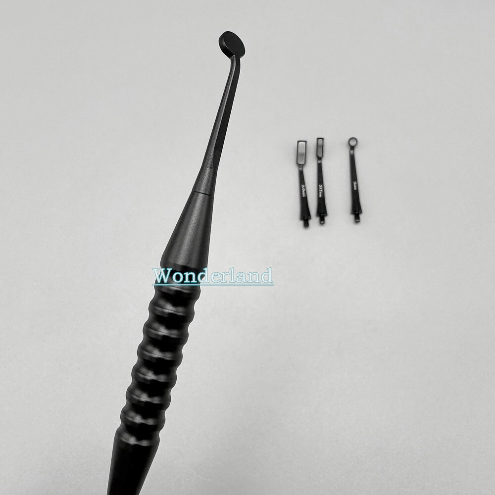 1 kit Dental Oral Micro Mouth Mirror Sterilizable Reflector Odontoscope 4 Tips
