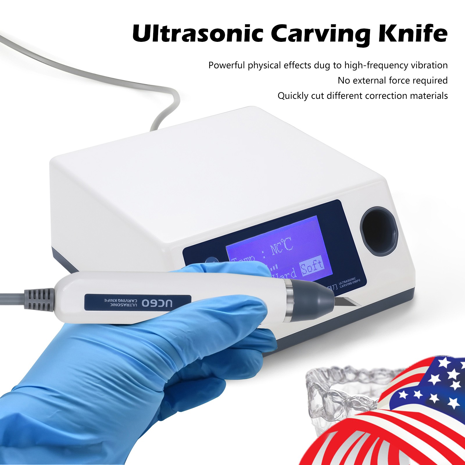 Electrosurgery Dental Cutting Unit with 5 Electrodes Tips 110V