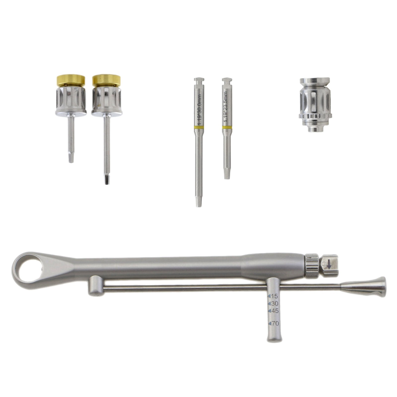 Dental Implant Screwdriver Hex 1.19 Driver Fits Anthogyr Hand Latch Torque Wrech