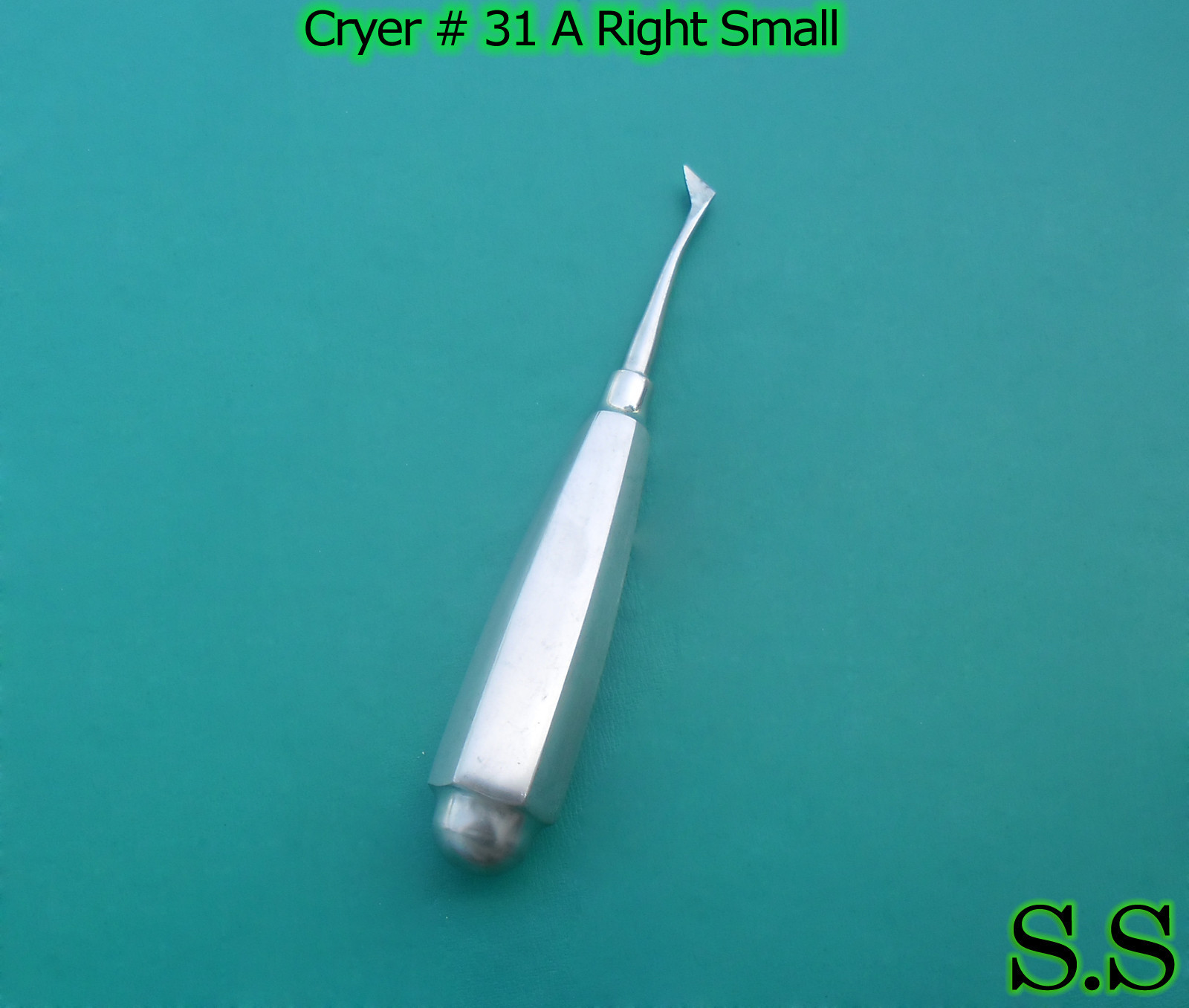 Cryer # 31A Right Root Elevator Small Dental Instruments