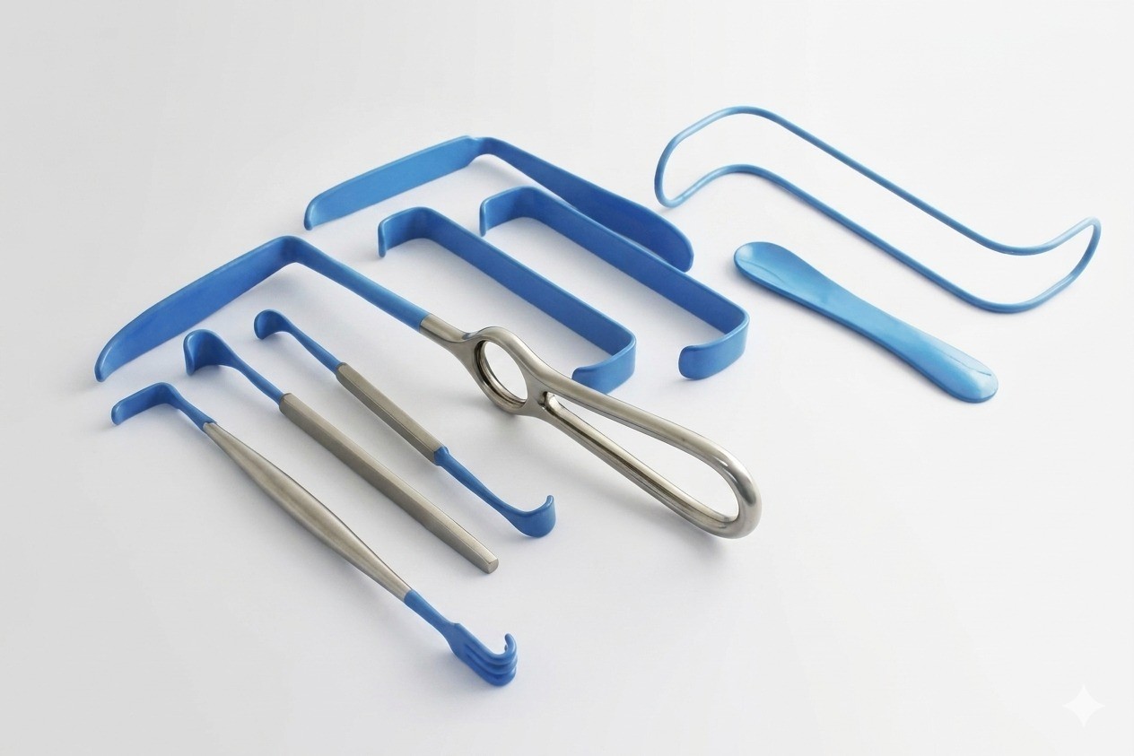 Surgical Insulated Retractor Set Of 9 Pcs Surgical Instruments