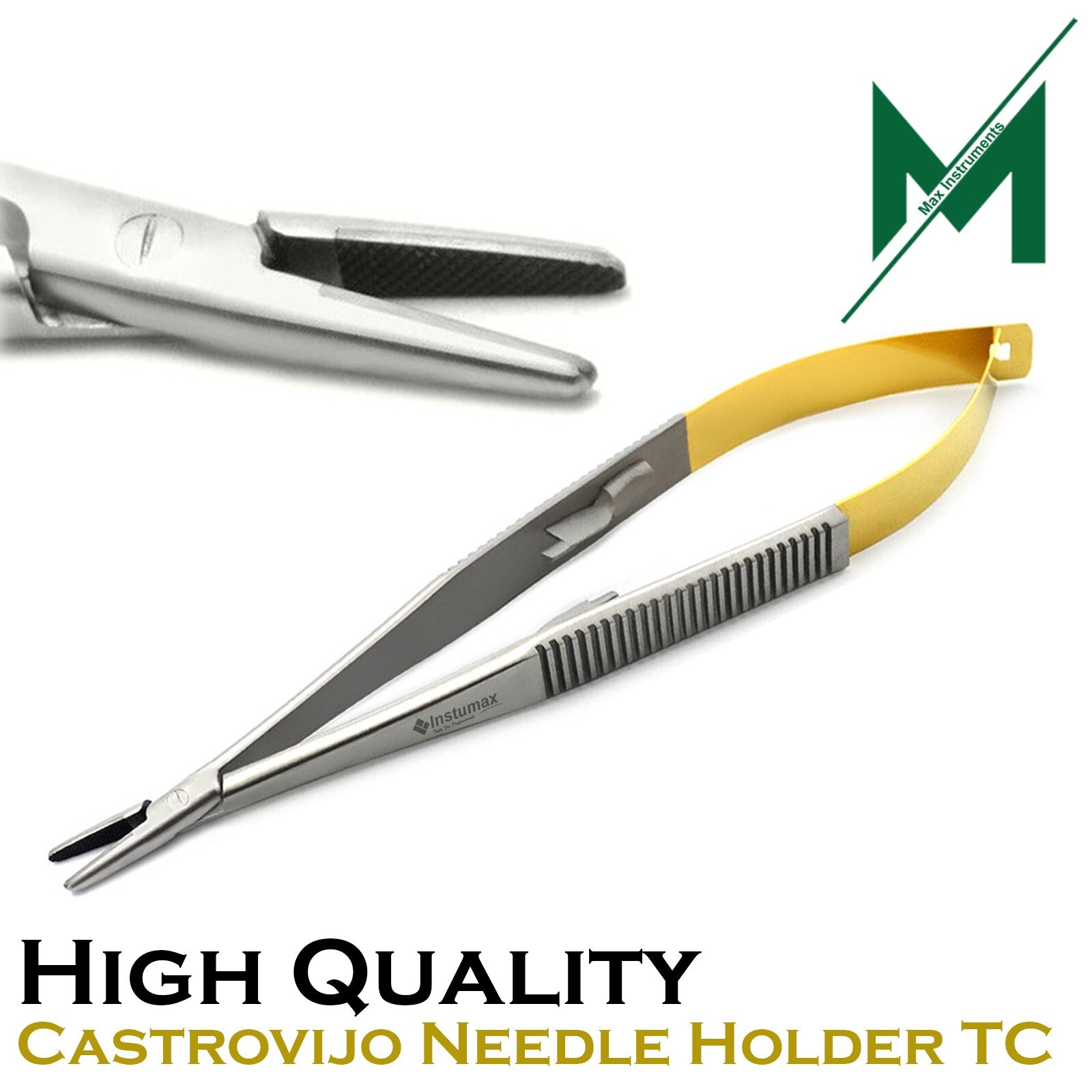 Micro Surgery Dental Instruments Kit Castroviejo Needle Holder Surgical Scissors
