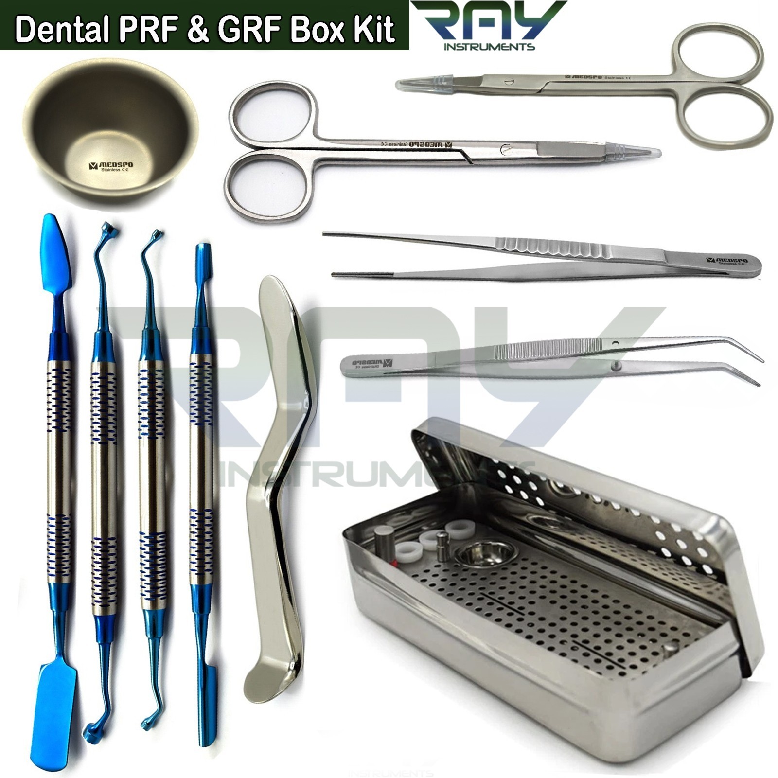 Dental PRF GRF Box System Platelet Rich Fibrin Implant Surgery Instruments CE