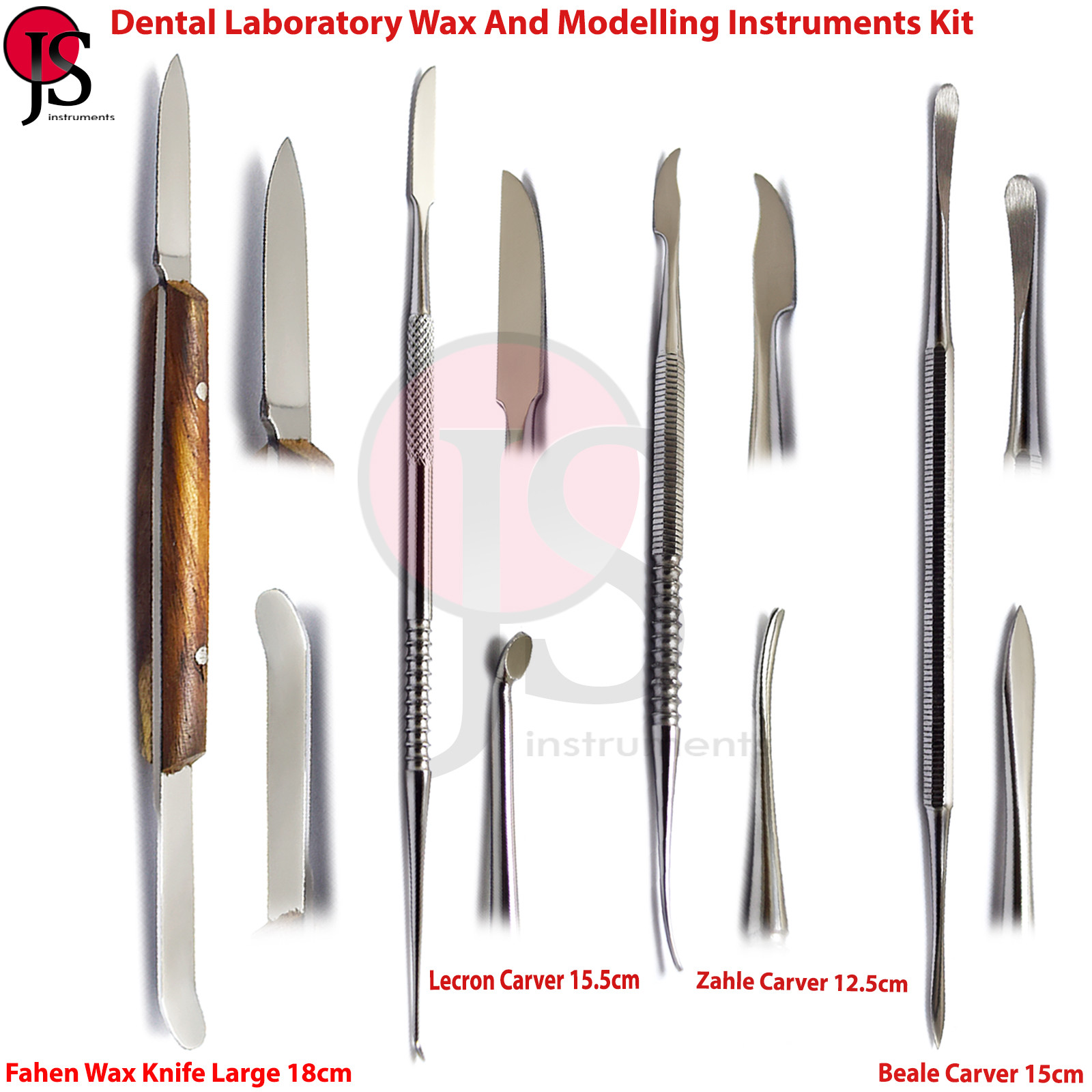 Waxing Knives Carver Wax Knife Fahenstock Carving Modelling Dental Laboratory X4