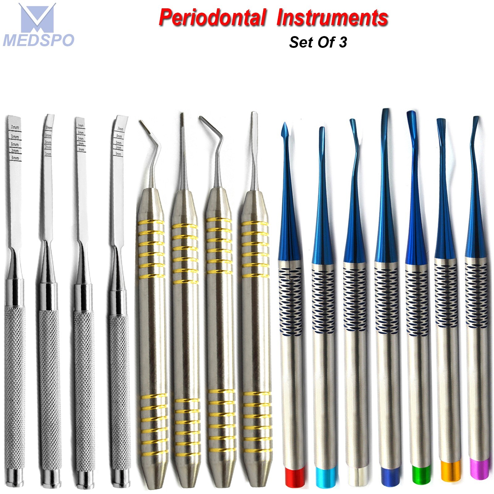 Periodontal Ligaments PDL Elevator Oral Periotomes Scaler Bone Splitting Chisels