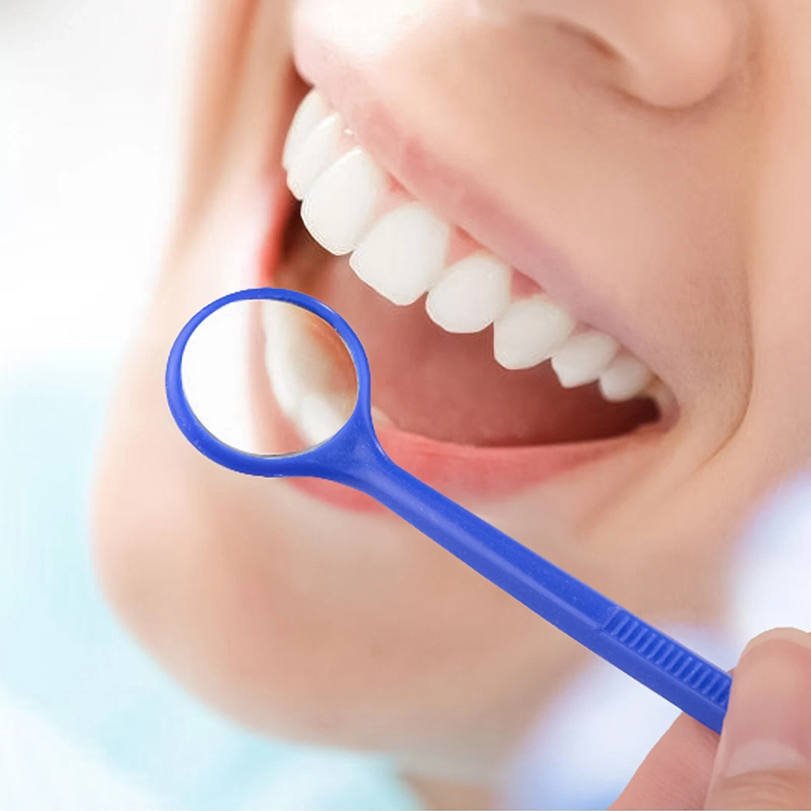 10/ Dental Anti-fog Mouth Mirror Front Surface Double Side Examination Reflector
