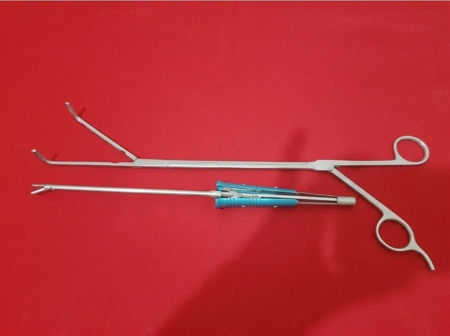 2pc MICS Needle Holders + VATS Clamp Set Cardiac & Thoracic Surgical Instruments