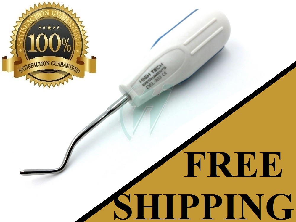 PLASTIC HANDLE DENTAL LUXATING ROOT TIP EXTRACTION ELEVATOR DEL 303
