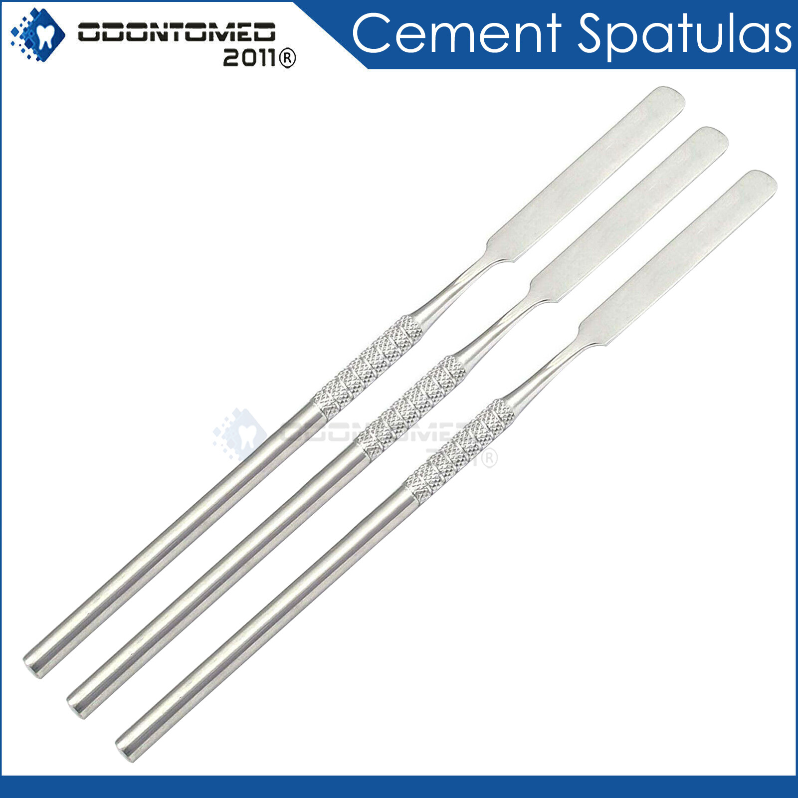 3 Pcs Stainless Steel Dental Mixing Wax Scraper Double Ended Cement Spatula Tool