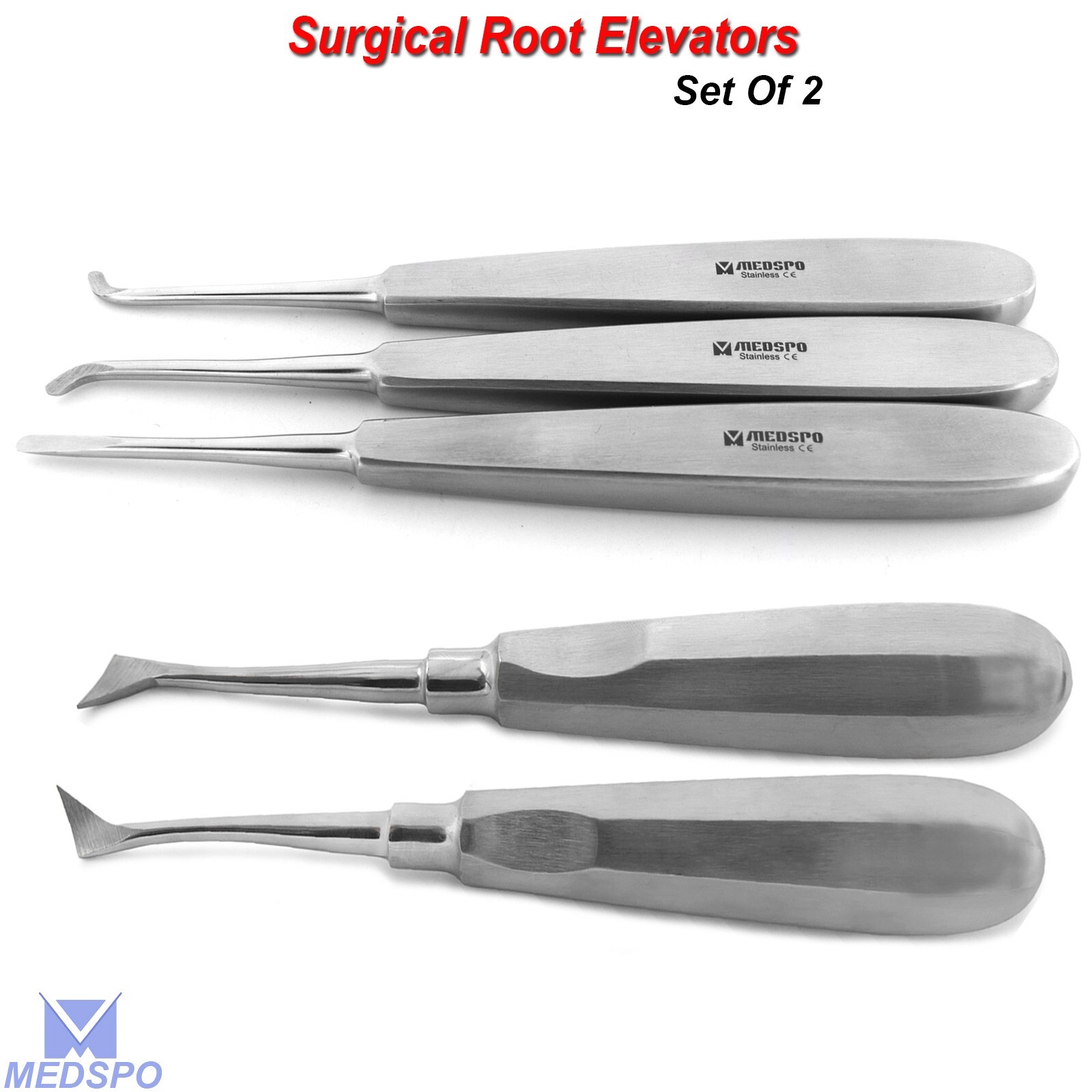 Surgical Luxating Elevators Root Dental Tooth Extraction Warwick James Elevators