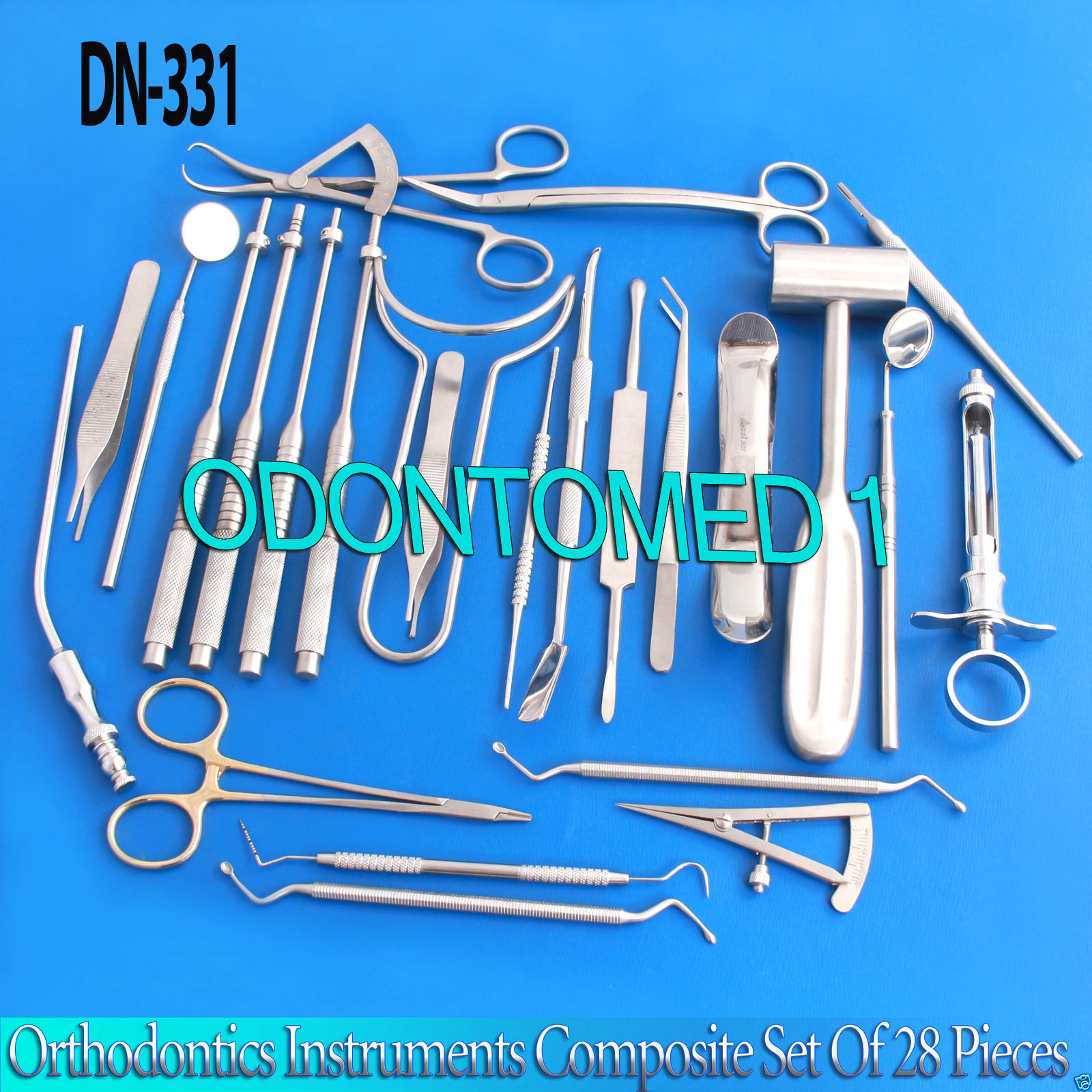 Orthodontics Instruments Composite Set of 28 Pieces Dental Ortho Tools,DN-331