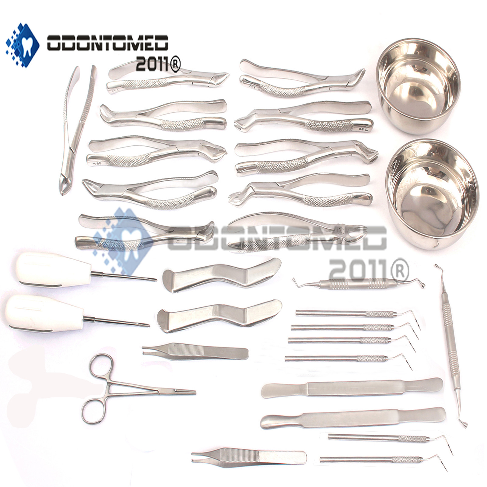 Dental Oral Surgery Set Kit Surgical Dental Instruments Forceps Elevator