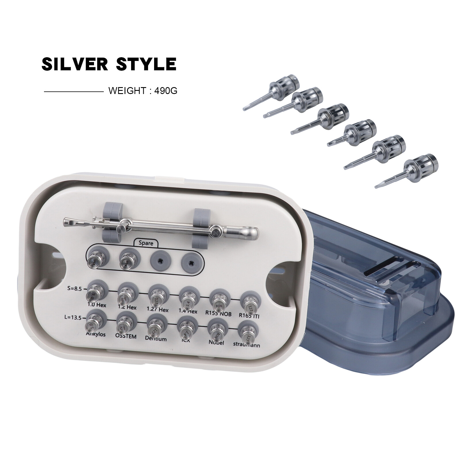 Dental Implant Universal Repair Tool Kit Wrench Ratchet 10-70NCM Screwdrivers CE