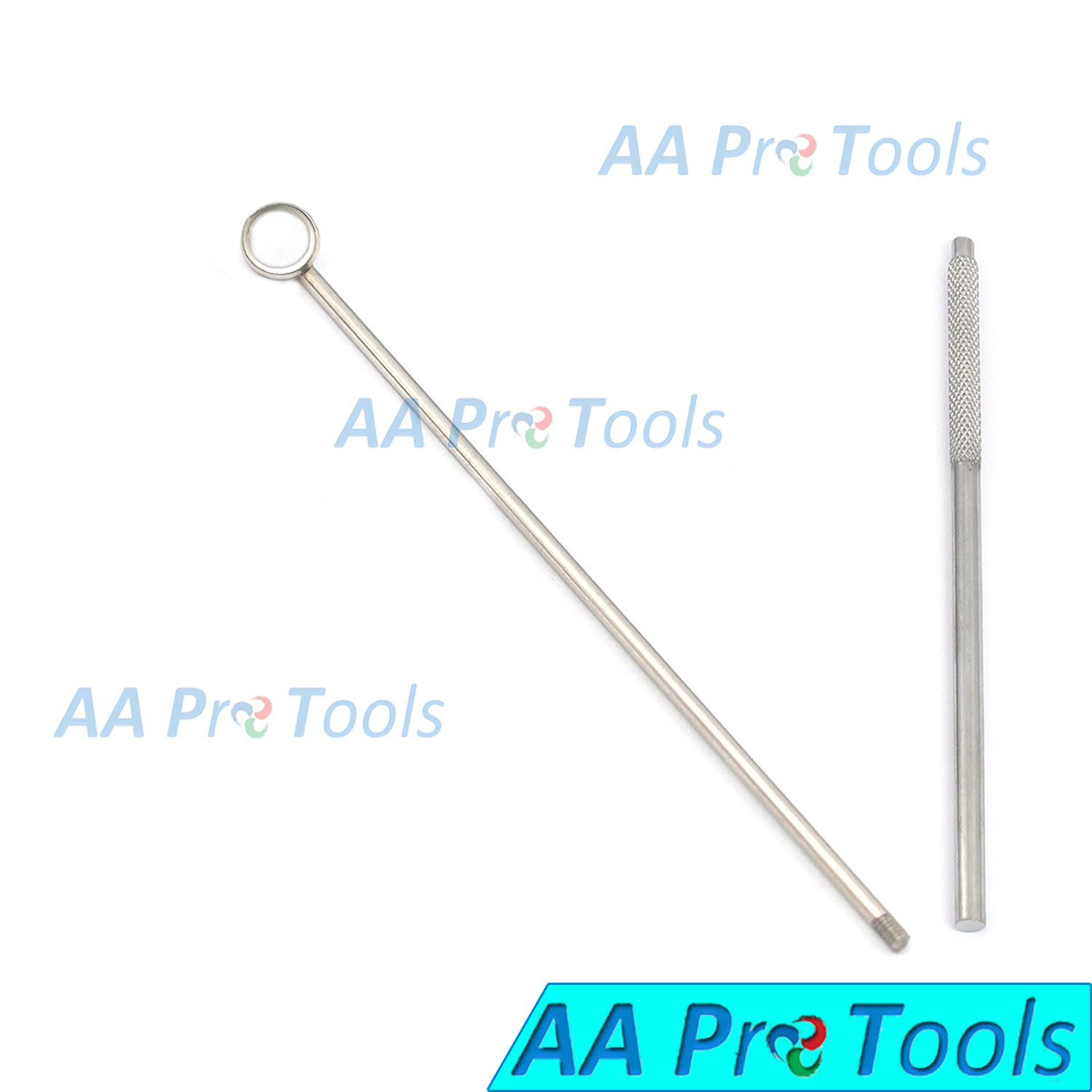 Laryngeal Mirror Size 1 + Handle Boilable Dental Hygiene ENT Instruments