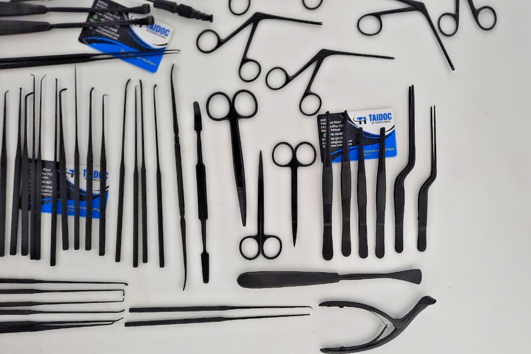 Tympanoplasty Instruments 58 Pcs Micro Ear Surgery ENT Instruments Black Coated