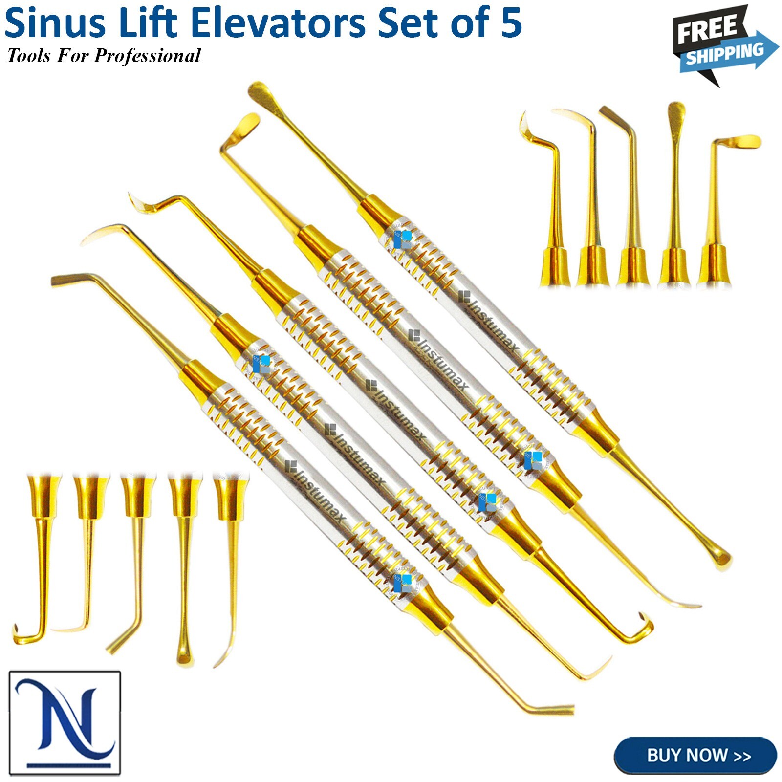 Assorted Clinical Sinus Lift Instruments Bone Grafting Oral Surgery Periodontal