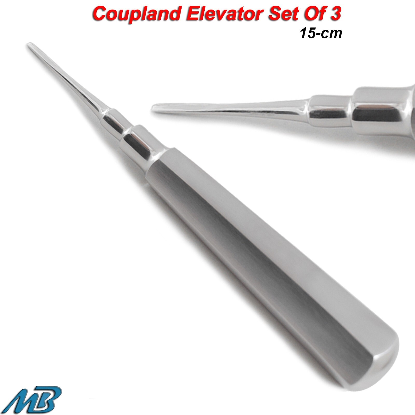 Dental Root Extracting Loosen Coupland Elevators Oral Extracting Set Of 3 CE
