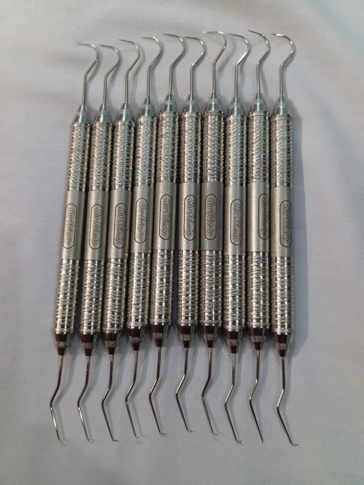 Hu-Friedy Lot of 10pcs Explorer EXD56 #5 Dental Instruments Satin Steel Handle