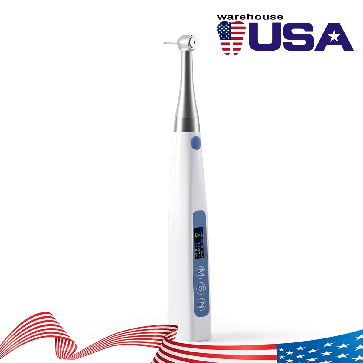 Dental Wireless Implant Electric Torque Wrench Handpiece Tool Driver 360° Rotate