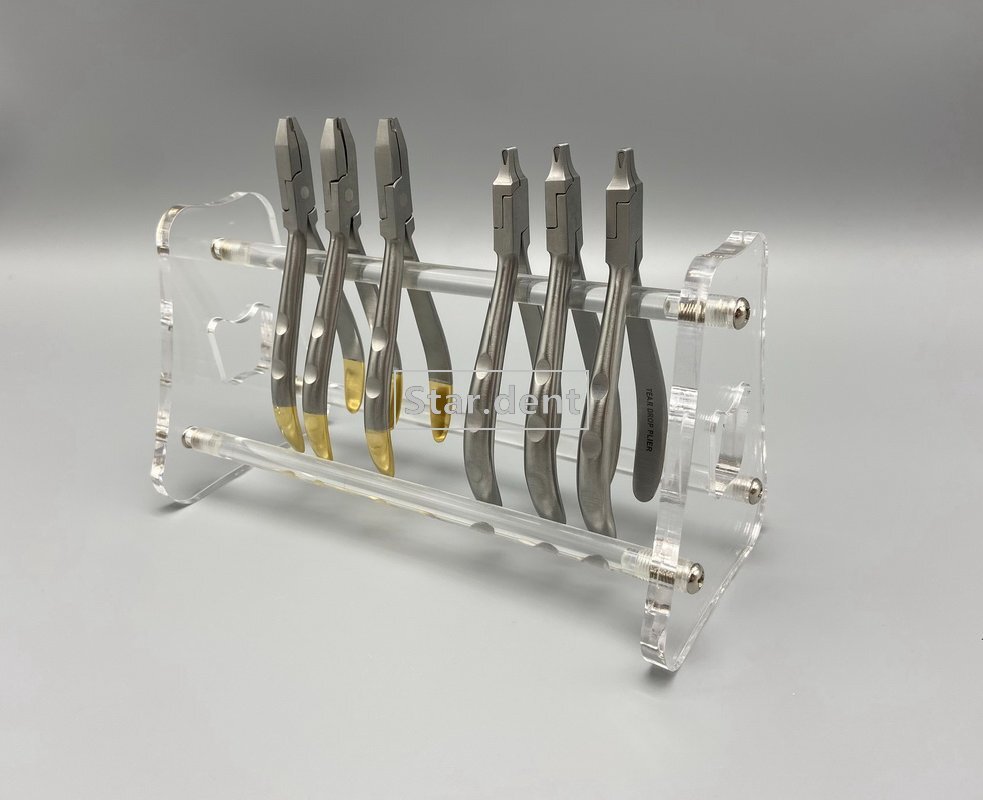 Dental Orthodontic Plier Holder Forceps placement Rack Scissor Frame Tools Stand
