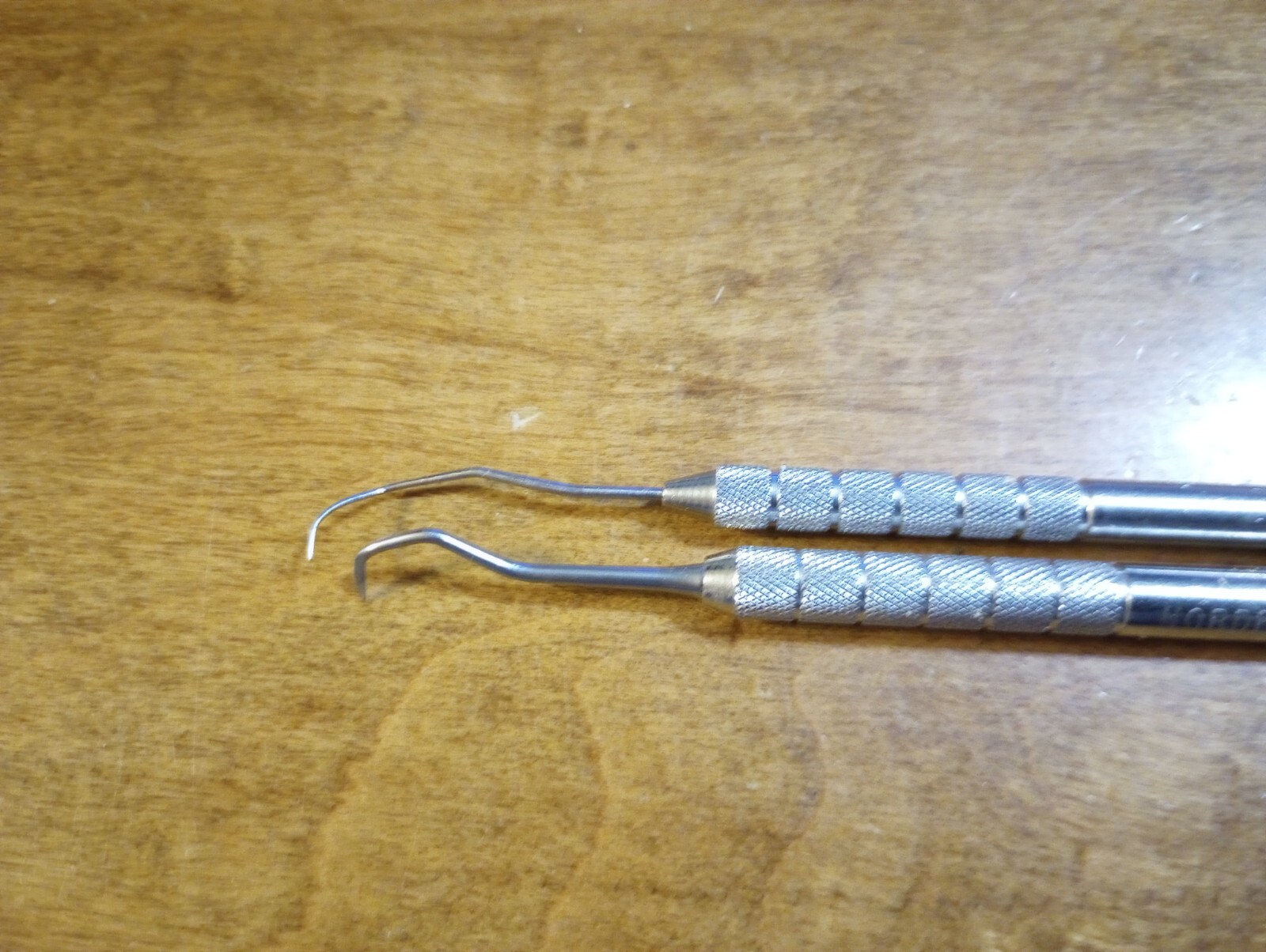 2 Dental instruments Nordent 1- Ex 11-12 1-J1-1S Double End Lot#43