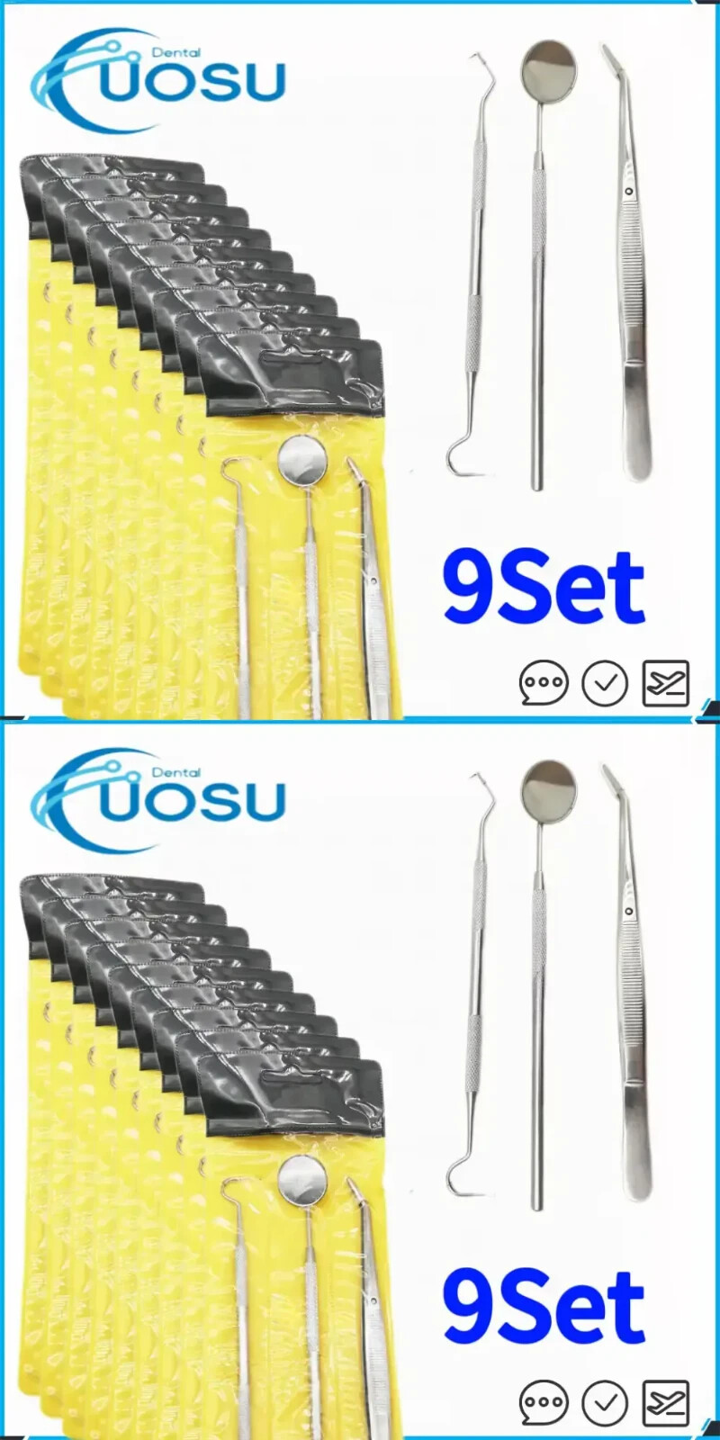 18 sets Dental Kits, Dentistry Lab Dentist Tools Kits 3 pcs/set (SEE DETAILS)