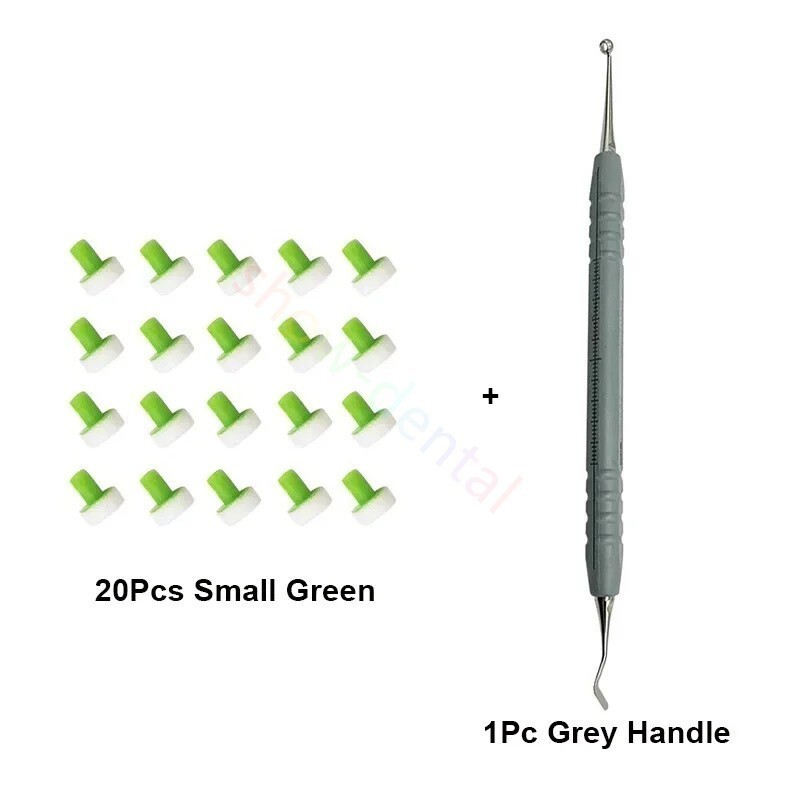 Dental OptraSculpt Foam Pads Kit Veneer Composite Resin Filling Spatula Handle