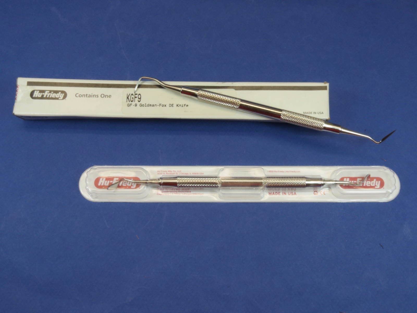 Dental Goldman Fox Periodontal Knife Kit KGF7 + KGF9 HU FRIEDY