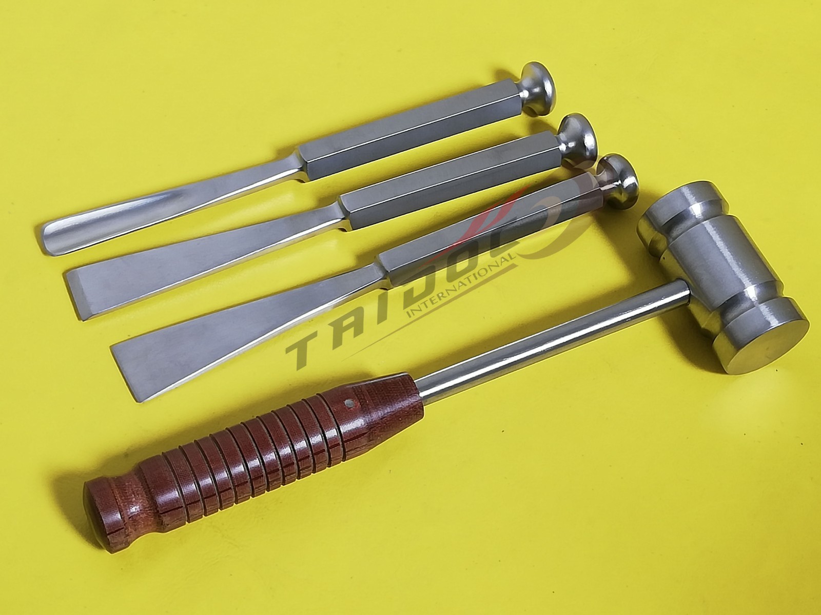 Stille Osteotomy Bone Chisel Gerzog Mallet Surgical Orthopedic Instruments 4 PCS