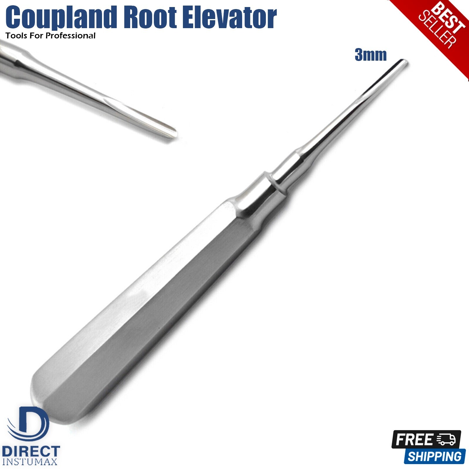 Dental Oral Surgery Root Elevators Kit Coupland Luxation Luxating Elevator Cryer