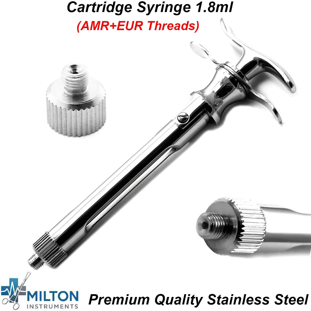 Dental Anesthetic Anesthesia Syringes Surgical Lab Cartridge Syringe 1.8 ml