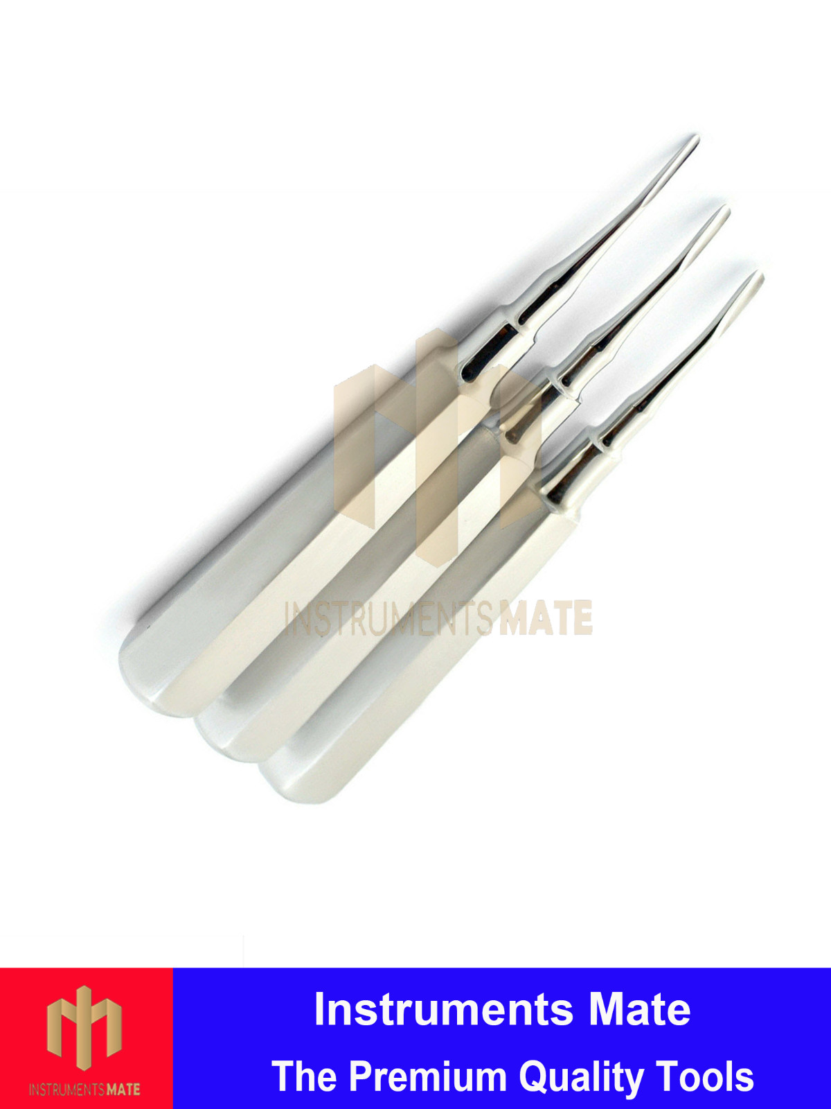 Coupland Elevator Dental Extraction Surgical Root Extracting Loosen Set Of 3