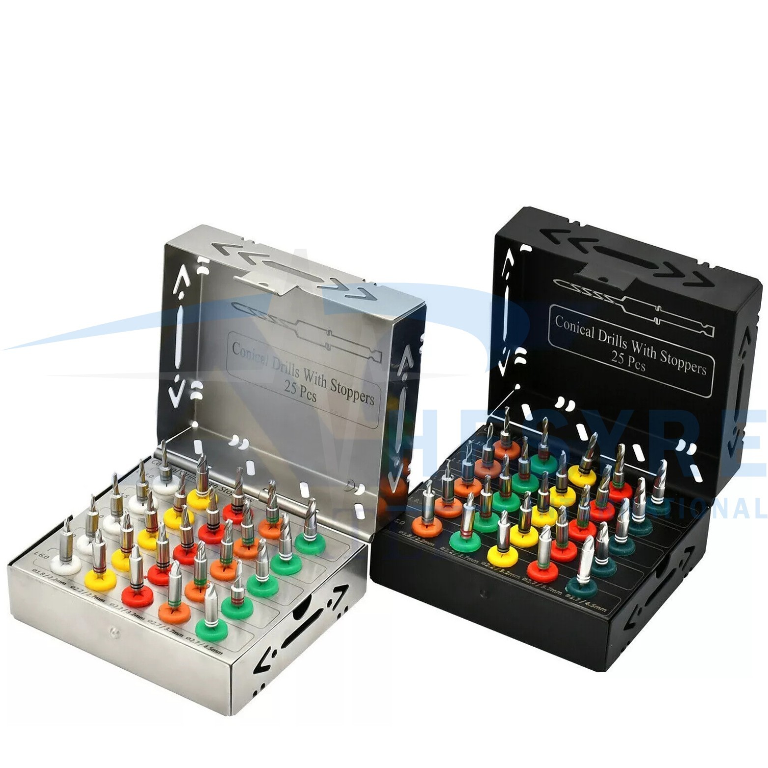 25 Pcs Conical Drills Dental Implant Surgical Surgery 2 kit