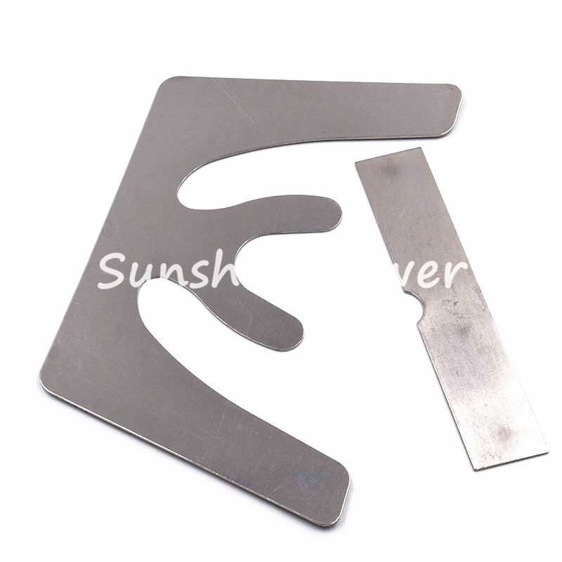 1 Set Dental Occlusal Maxillary Stainless Steel Casting Jaw Fox Plane Plate Auto