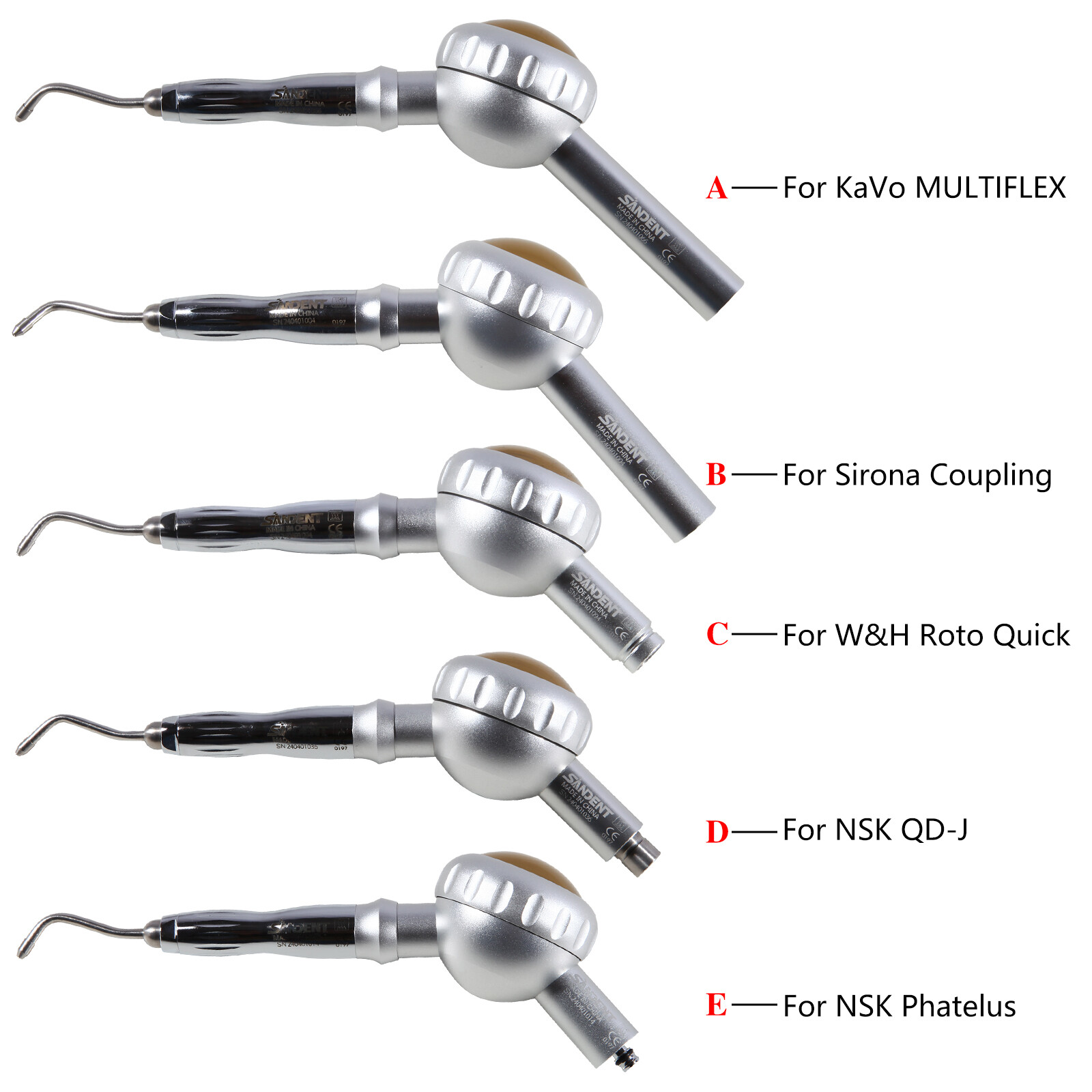 Dent Hygiene Air Polisher Flow Fit Kav Sirona NSK Prophy-Mate Coupling BN