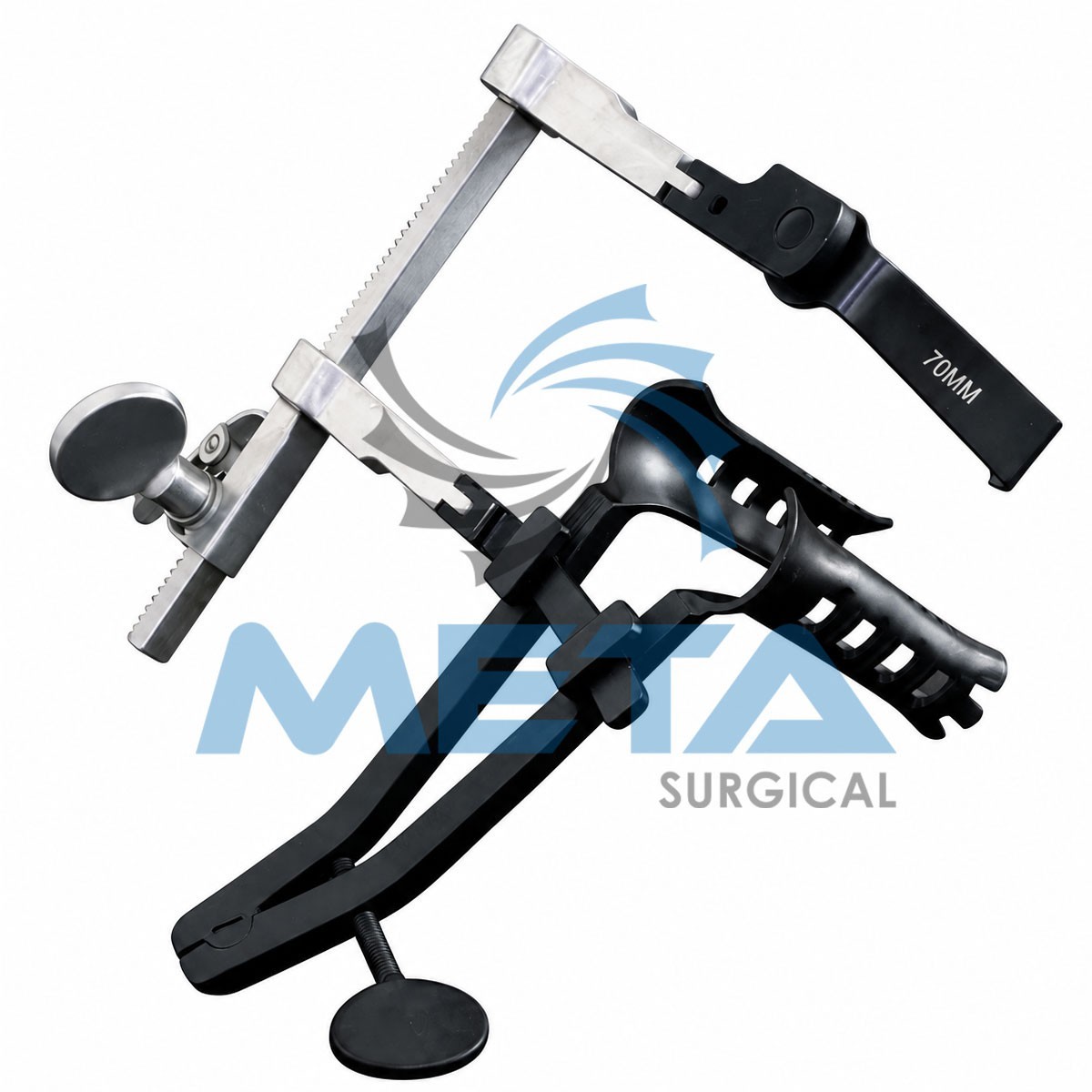 Caspar Lumbar Discectomy Retractor 16 PCs Set Black Color
