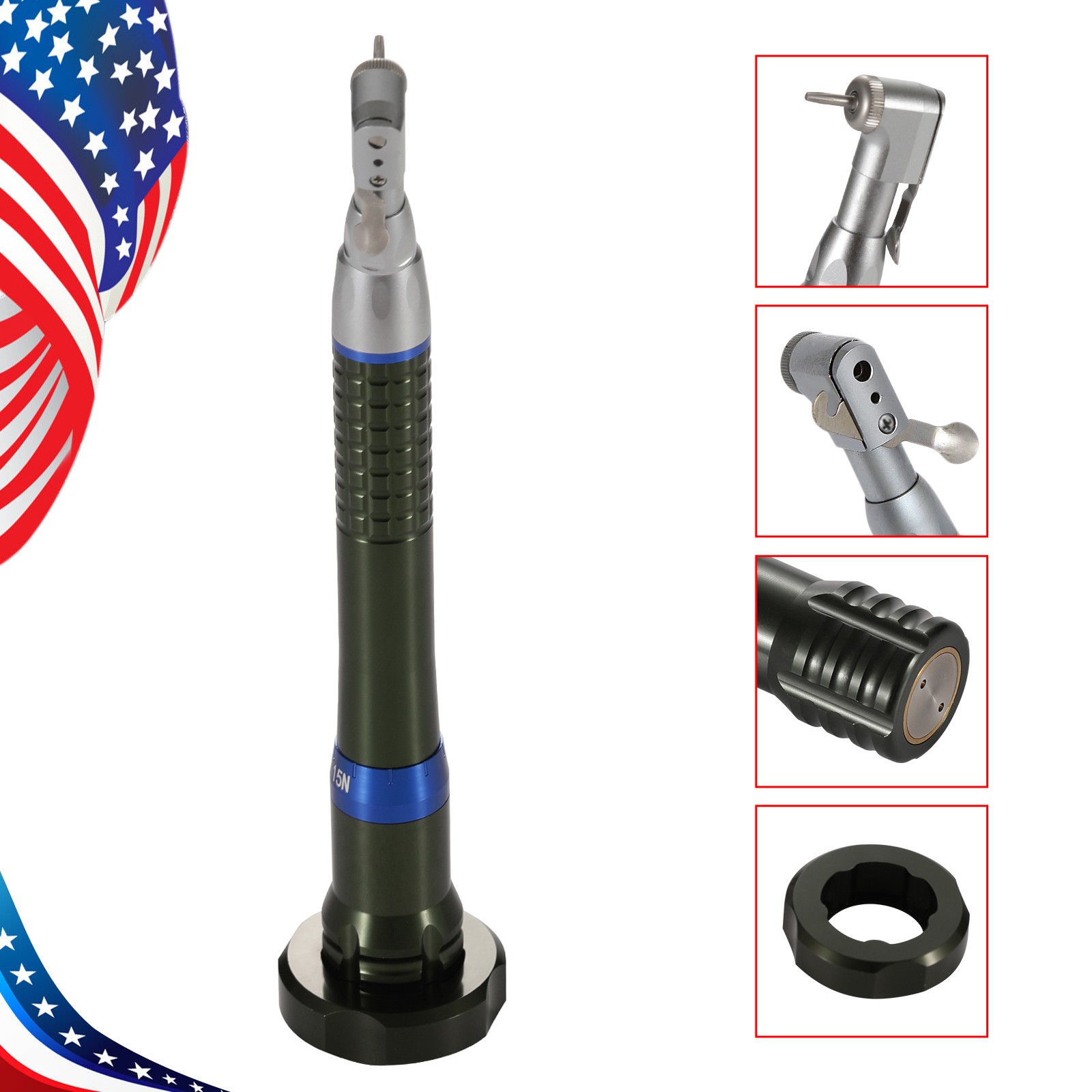 Dental Cordless Implant Electric Torque Wrench Handpiece Tool Driver ds