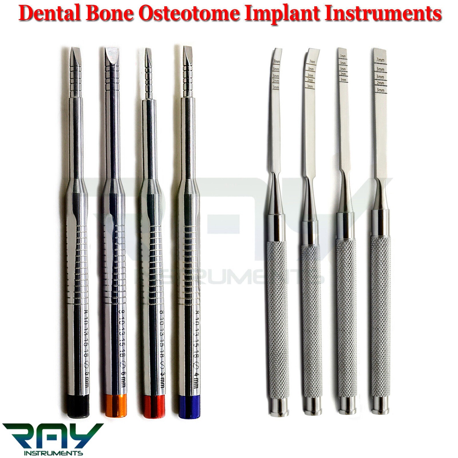 Osteotome Ridge Split Chisels Tooth Expansion Dental Bone Surgery Spreading Tool