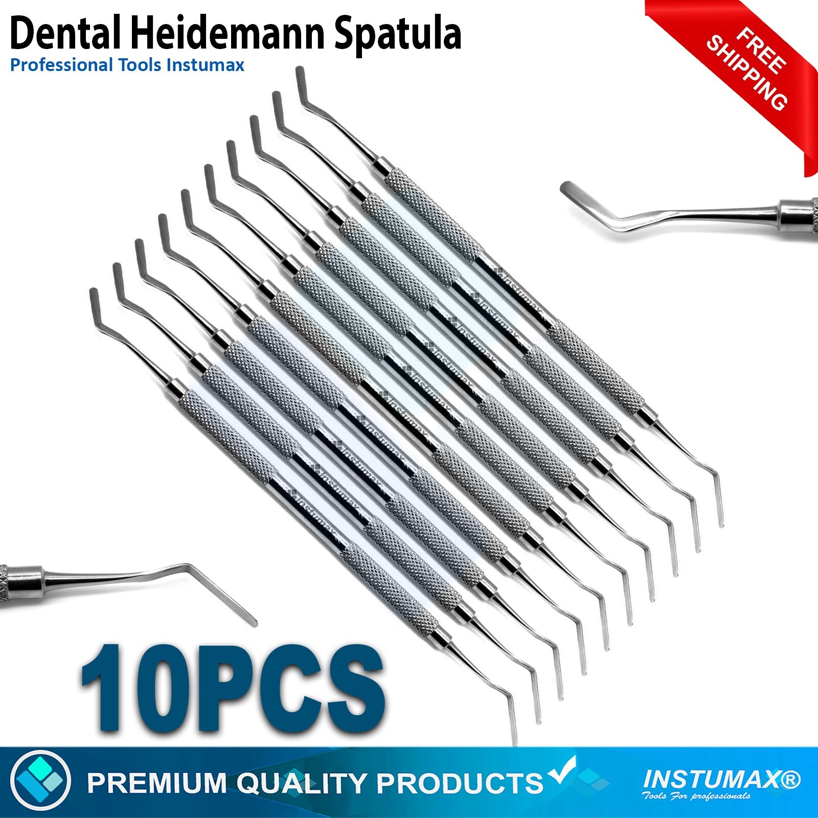 Dental Restorative Heidemann Spatulas No3 Double Ended 3mm Filling Instruments