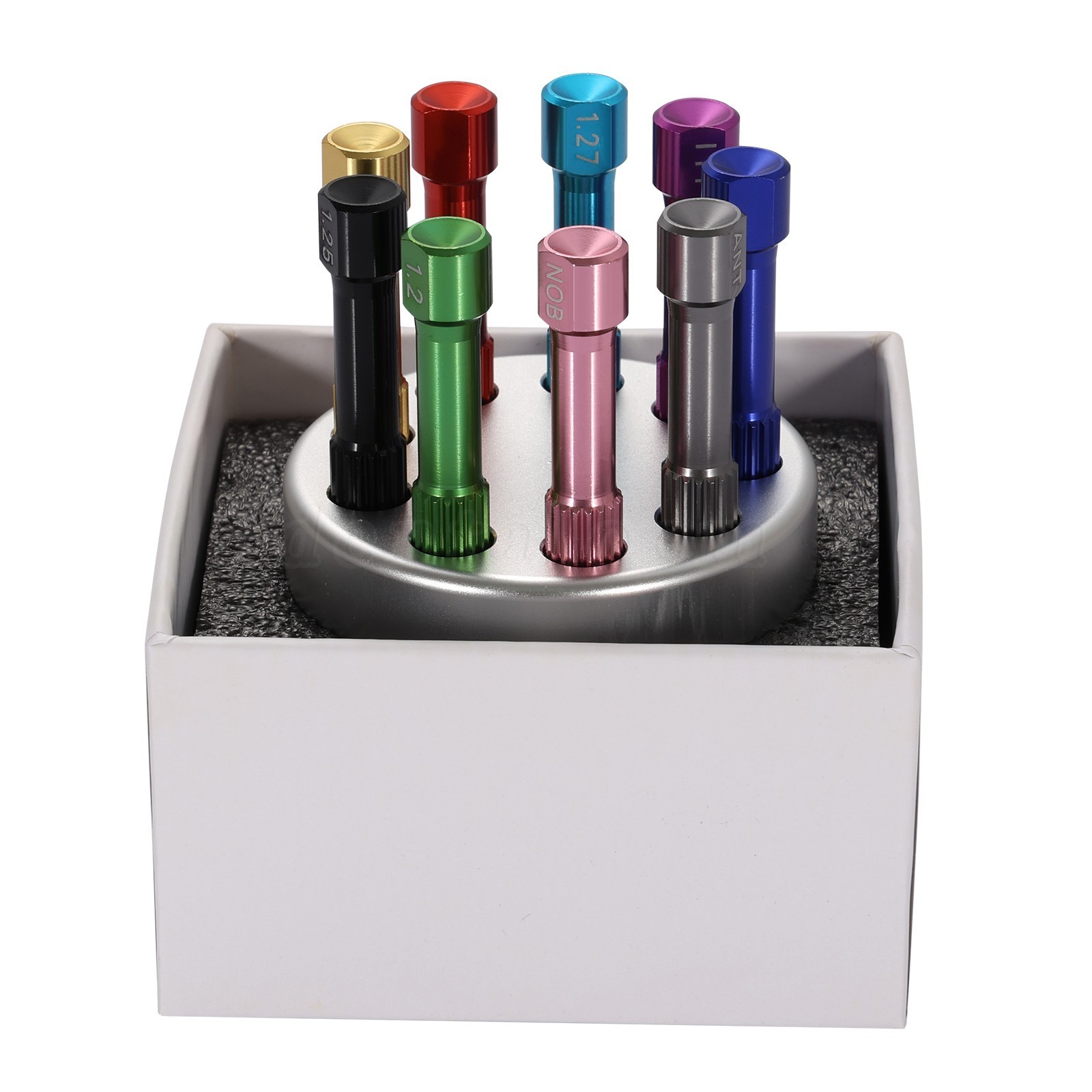 Implant Pro Dental Implant Screwdriver Kit with Set of 9 Drivers and Base Holder
